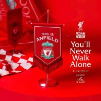 ธงแลกเปลี่ยนสโมสรฟุตบอล Liverpool รุ่น LFC-FLAG-007 สีแดง