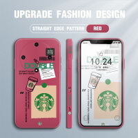 เคสเคสโทรศัพท์โทรศัพท์มือถือสำหรับ Honor X9A 5G เคสโทรศัพท์สำหรับ Starbucks การ์ตูนเด็กหญิงเด็กชายกรอบฉลากของเหลวขอบด้านข้างฝาหลังป้องกันกล้อง