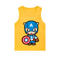 Avenger-S รถถัง Top เสื้อยืดแขนกุดสำหรับเด็กชายและเด็กหญิง,เสื้อผ้าเด็กแฟชั่นลำลองใส่ได้กับทุกชุดสำหรับฤดูร้อนปี B196