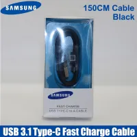 ของแท้สำหรับ USB Samsung 3.1 TYPE-C สายเคเบิลข้อมูลสายชาร์จเร็วสำหรับ Samsung Galaxy A80 A70 A60 A50 A40 A30 S8 S9บวกกับสายเคเบิลแปลง S10e Note 9 8