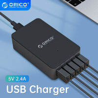 ORICO 5พอร์ต USB ชาร์จ5V2.4A สก์ท็อปสถานีชาร์จ8A 40วัตต์ชาร์จ USB สำหรับ ซัมซุงศัพท์มือถือแท็บเล็ต