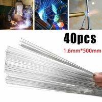 40pcs 50cmx1.6mm Easy Melt Welding Rods Low Temperature Aluminum Wire Brazing Melting Point 647 ° 658 ° For Weliding Work