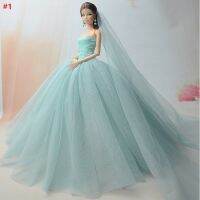 Doll Clothes For Barbie Doll Dresses Evening Gown Clothes Wedding Dress Kids Toy