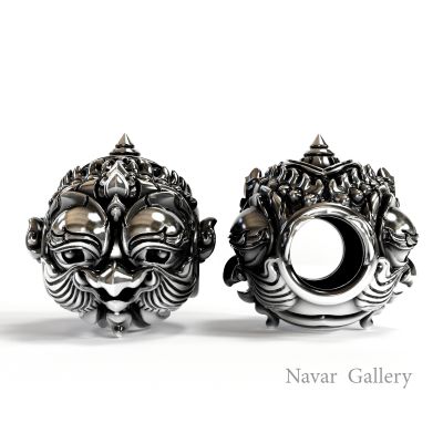 Navar Gallery : ชาร์มพญาครุฑ เนื้อเงินแท้ 92.5 Garuda Charm Silver 92.5
