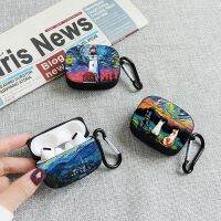 Mountain Oil Painting Fashion Silicone Pattern Case For Apple Air Pods 1 2 Wireless Earphone Soft Accessories For Airpod Pro Bag Drawing Painting Supp