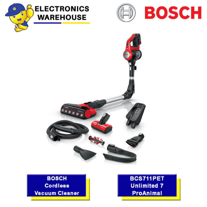 Bosch Cordless Vacuum Cleaner Unlimited 7 ProAnimal BCS711PET Lazada