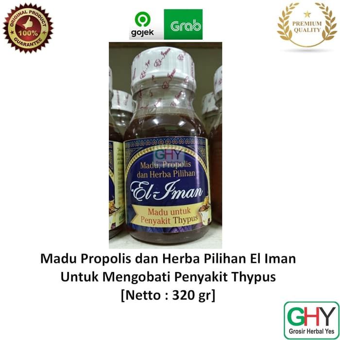 Madu Propolis El Iman 320 Gr Obat Thypus Madu Propolis Dan Herbal