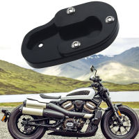 แผ่นตัวขยายสำหรับตั้งด้านข้างขาตั้งขยายขนาดใหญ่สำหรับ Harley 1250 Sportster 2021 2022 2023