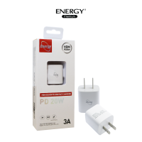 Energy Adapterเอนเนอร์จี้ อแดปเตอร์หัวชาร์จ ชาร์จไว20w  Fast Charge รุ่น HDM-PD20Wmini design-PD20W -1 พอร์ต