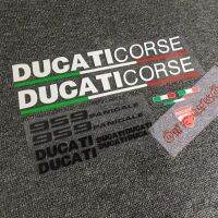 สติกเกอร์หัวรถจักร Ducati 848 959 1199สติกเกอร์ธงชาติอิตาลีศพสติ๊กเกอร์แผงด้านข้าง