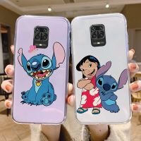 เคสโทรศัพท์โปร่งใส Lilo Stitch สำหรับ Redmi Note 9 Pro Note9 Pro Max 9S ฝาหลังนิ่ม TPU การ์ตูนน่ารักๆสำหรับ CarterFa Redmi Note 9S