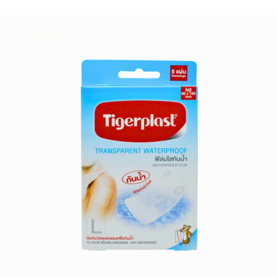 Tigerplast Film ฟิล์มใสกันน้ำ N2 60 มม. x 100 มม. 5 ชิ้น