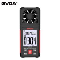 GVDA Digital Anemometer Portable Wind Speed Meter Windmeter LCD Backlight Display Temperature Humidity Meter Air Velocity Gauge