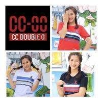 ??เสื้อยืดแขนสั้นงานปัก ห้อยป้าย CC-OO (ช/ญ S/M/L/XL) มีเก็บเงินปลายทาง (No.41)