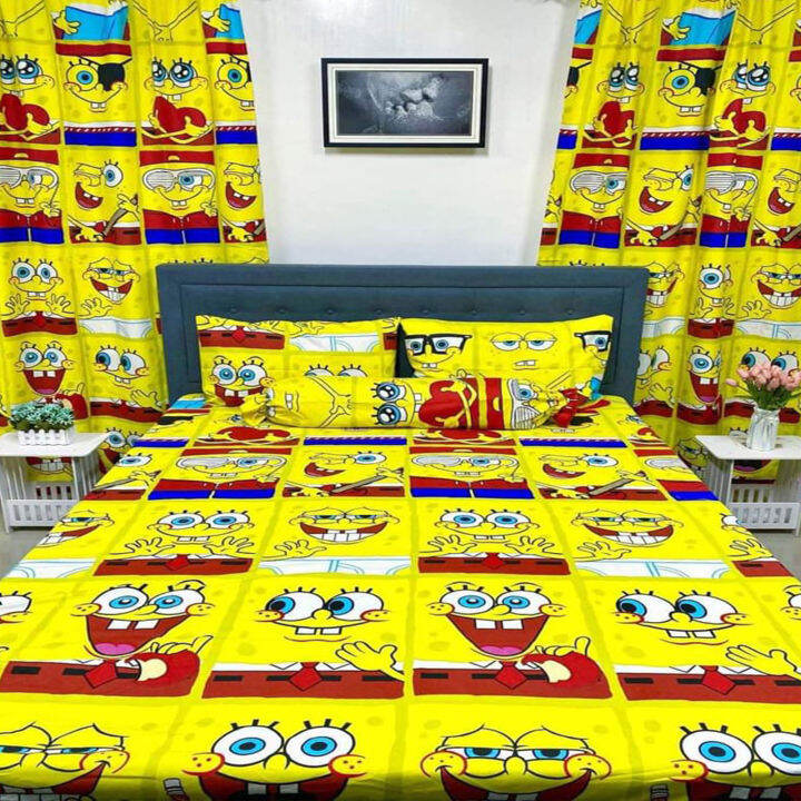 SPONGEBOB Canadian Fabric Blanket Premium Canadian Cotton Collection