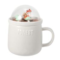 Creative Cartoon Animal Micro-Landscape Milk and Coffee Mug 400Ml High-Capacity Office Ceramic Cups Beauty Gifts