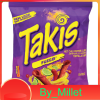 Fuego Hot Chili Pepper &amp; Lime Chips Takis 113 G.