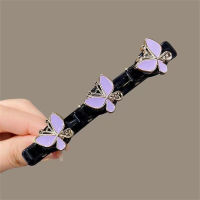 Shape Fixed Flower Girls Braided Hair Butterfly Tooth-shaped Hairpin Side Bangs Clip