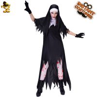 [COD] adult womens blood-stained nun dress suit party costume cosplay zombie monk