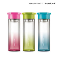 LocknLock กระบอกน้ำแก้วโบโรซิลิเกตไล่สี Tint Double Glass Water Bottle 350มล. รุ่น LLG655