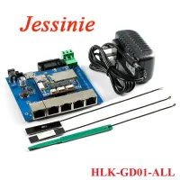 HLK GD01 4G to WiFi Routing Module Full Netcom Network Cable Serial Port to 3G 4G Card Development Board Kits with EC25