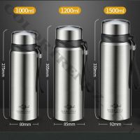 1500ml 304 Stainless Steel Vacuum Flask Tumbler Keep Warm and Cold Thermos Bottle