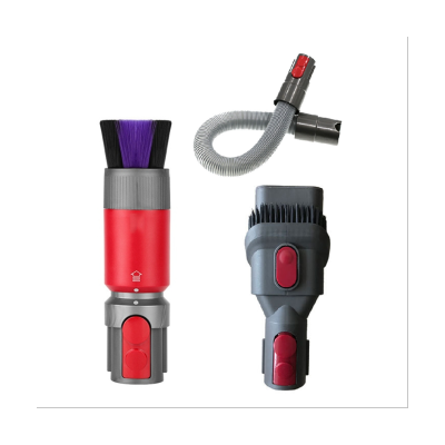For Dyson V7 V8 V10 V11 V12 V15 Vacuum Cleaner Traceless Dust Removal Soft Brush+2 In1 Brush+Extension Hose Accessories