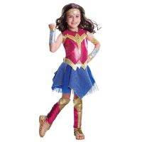 【ร้อน】 Child Wonder Girl คอสเพลย์ชุดแฟนซี Supergirl ผู้หญิงฮาโลวีน Purim Party Costume