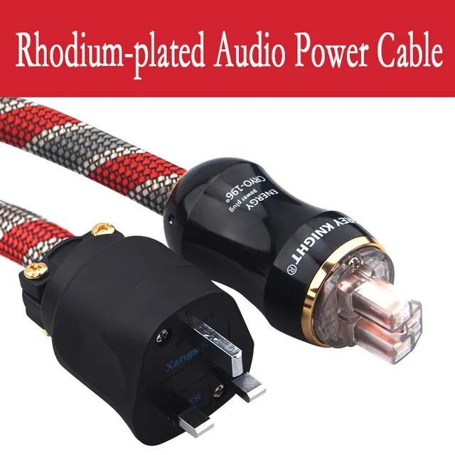 HIFI Audio Power CD DVD Player Speaker Audiophile Power Cable Cord Wire