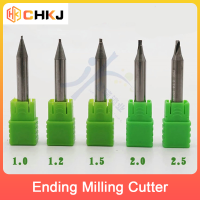 CHKJ เครื่องมือช่างทำกุญแจ Single-Edge Anti-Folding Flat Fixed Tungsten Steel Milling Cutter 0.9 1.0 1.2 1.5MM Specification