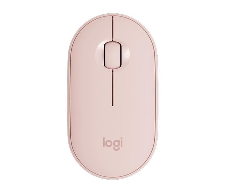 logitech-m350-pebble-wireless-mouse-สีชมพู-ประกันศูนย์-1ปี-ของแท้-rose