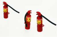 Fre ขายร้อน1:12 Scale Red Fire extinguisher ตุ๊กตาบ้านอุปกรณ์เสริมขนาดเล็ก