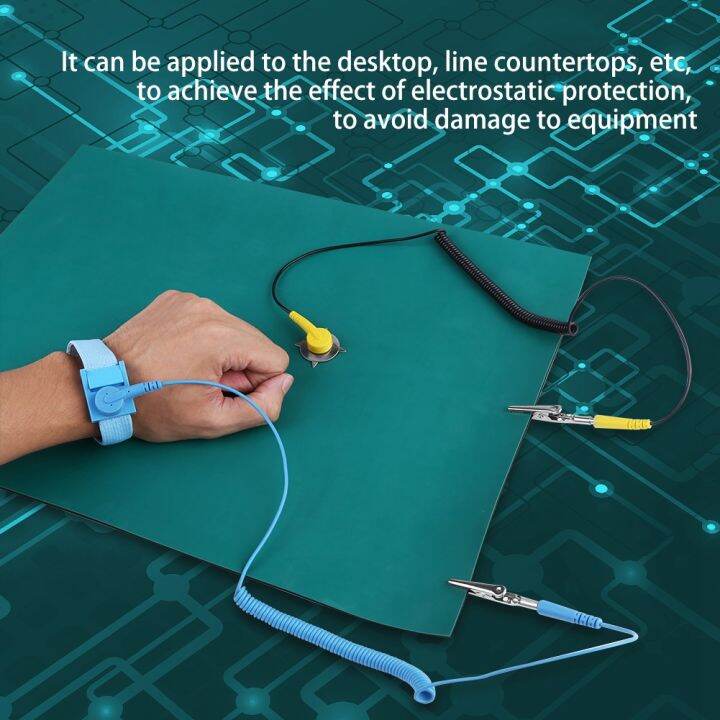 Anti Static Wrist Strap, Grounding Wrist Strap, Silicone Antistatic Mat, Electostatic Mat para