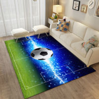 Nordic Football 3D Floor Mat Car Living Room Large Size Soft Flannel Area Rug Kids Bedroom Bathroom Mat Anti-slip Home Mat