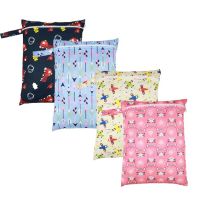 Baby Diaper Bag Size 30*40CM Wet Dry Bag Waterproof Wet Cloth Diaper Portable Reusable Diaper Cover Wet Bag Cloth Diapers