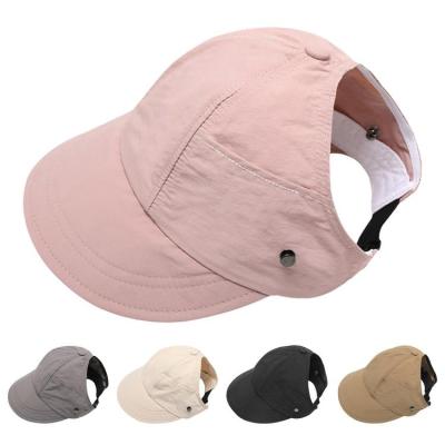 Sun Visor Hat Adjustable Beach Hat UV Protection Summer Sun Hat Breathable Foldable Travel Sun Hat for Cycling Fishing Sports Tennis Golf Hiking Running effectual