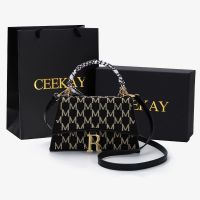 【hot seller】 CEEKAY genuine bag womens 2023 new trendy style net red high-end sense hand-carrying hand-held messenger