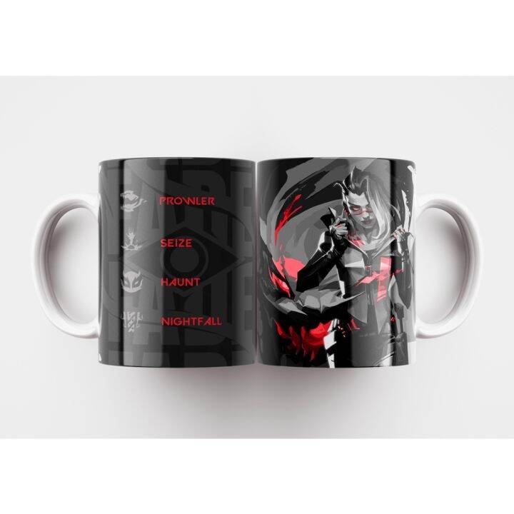 Valorant Mug Sage Fade Brim Viper Reyna Jett Breach Neon Raze Astra ...