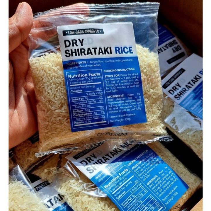 Shirataki DRY Rice - Lowcarb 100g | Lazada PH