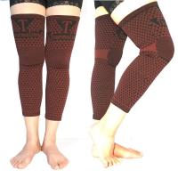 2pcs/1pair Magnetic Therapy Long Knee Support Brace Tourmaline Leg Kneepad Knee Care for Arthritis