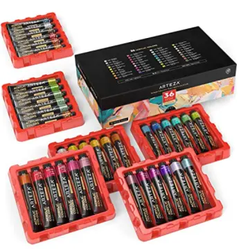 ARTEZA Arteza Acrylic Pouring Paint Art Supply Kit, 60ml Bottle Set- 32  Pack at