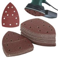 10PCS For Bosch PSM 100A Aluminum Oxide Mouse Sanding Sheets Orbital Sander Detail Palm Pads Discs Sandpaper Abrasive Paper