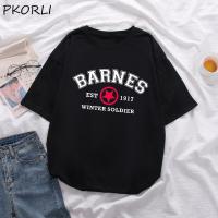 Barnes 1917 T เสื้อผู้หญิงฤดูร้อน Vintage Bucky Barnes แขนสั้นเสื้อยืดผู้หญิงฝ้ายสั้นแขนเสื้อ S-5XL