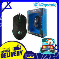 เมาส์เกมส์ราคาถูก เม้าเล่นเกมส์ Razeak RM-028 Gaming Mouse 6D COLOR 2400DPI ปิดใบกำกับภาษีได้ ประกัน 6 เดือน