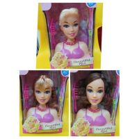 ตุ๊กตา Barbie Barbie ตุ๊กตาสำหรับเด็กผู้หญิง Barbie ตุ๊กตา Barbie หัวจัดแต่งสำหรับเด็ก (ไม่ B369)