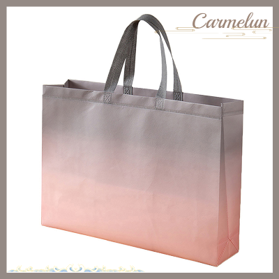 Carmelun กระเป๋าช้อปปิ้งผู้หญิง,กระเป๋าเสื้อผ้าทางการไม่ทอใช้ซ้ำได้ของขวัญกระเป๋าถือใส่ของเดินทางกระเป๋าร้านขายของชำผู้หญิง