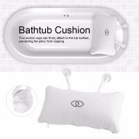 Bathtub Pillow Anti-slip Soft Comfortable Spa Bath Cushion Suction Cup Bathroom Accessories Easy To Use Convenient Headrest Pillows  Bolsters