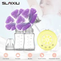 Double Electric Breast Pump BPA free Powerful Breast Pumps USB Electric Breast Pump With Baby Milk Bottle Cold Heat Pad