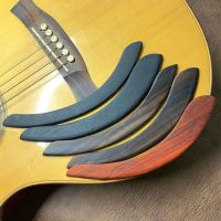 Sandaran Tanga Gitar Polos Kayu Merah Muda Rosewood Kayu Hitam Untuk Bagian Glasik Akustik Pengganti Loop Kait