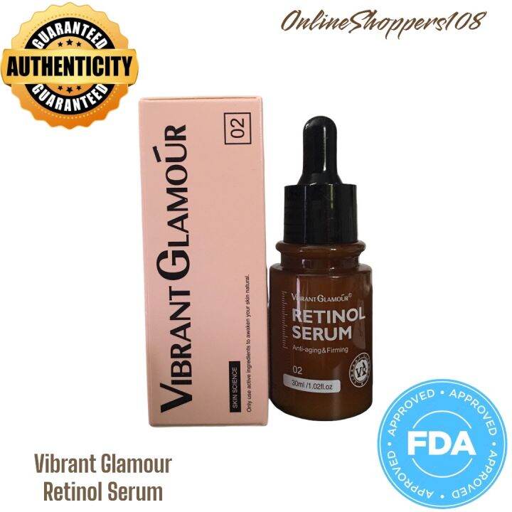 Vibrant Glamour Retinol Serum Eye Serum Anti Aging Anti Wrinkle Anti Freckles Smooth Skin Anti